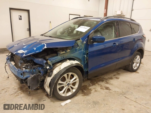 2018 Ford Escape SE with VIN 1FMCU9GD4JUA83470, listed as a IAAI auction lot 41272882 with 105,661 mi miles. Bid and sale history available at carsss.com. Image 2.