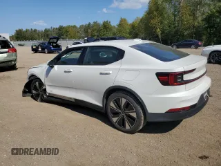 2023 Polestar 2 with VIN YSMEG3KA7PL113675, listed as a Copart auction lot 71728014 with 80,792 mi miles and Salvage Title. Bid and sale history available at carsss.com. Image 2.