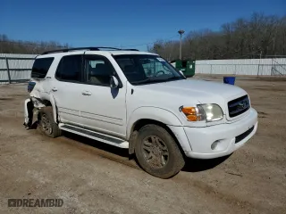 2003 Toyota Sequoia Limited with VIN 5TDBT48A23S169247, listed as a Copart auction lot 49008645 with 305,232 mi miles and Salvage Title. Bid and sale history available at carsss.com. Image 4.