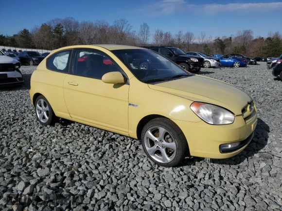 2009 Hyundai Accent Auto SE with VIN KMHCN36C99U128501, listed as a Copart auction lot 86722294 with 141,981 mi miles and Salvage Title. Bid and sale history available at carsss.com. Image 4.