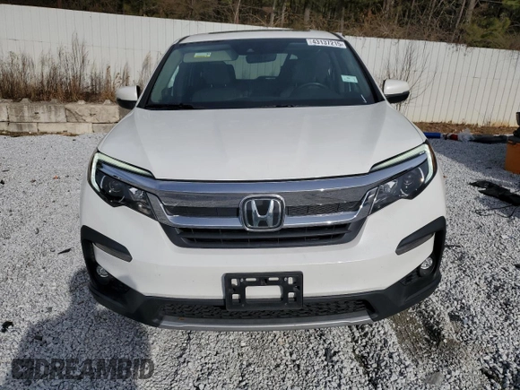 2021 Honda Pilot EX-L with VIN 5FNYF5H56MB033235, listed as a Copart auction lot 43137215 with 43,118 mi miles and Salvage Title. Bid and sale history available at DreamBid. Image 5.