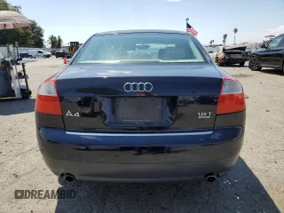 2003 Audi A4 1.8T with VIN WAULC68E93A316080, listed as a Copart auction lot 65381054 with 102,383 mi miles and Salvage Title. Bid and sale history available at carsss.com. Image 6.