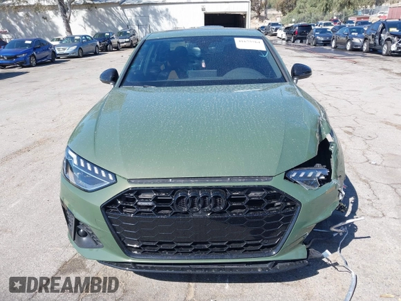 2023 Audi A4 S line Premium Plus with VIN WAUEAAF48PN022647, listed as a IAAI auction lot 41675764 with 19,522 mi miles and . Bid and sale history available at DreamBid. Image 12.