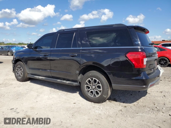 2024 Ford Expedition Max XLT with VIN 1FMJK1H87REA85137, listed as a Copart auction lot 46241645 with 4,845 mi miles and Non repairable. Bid and sale history available at DreamBid. Image 2.