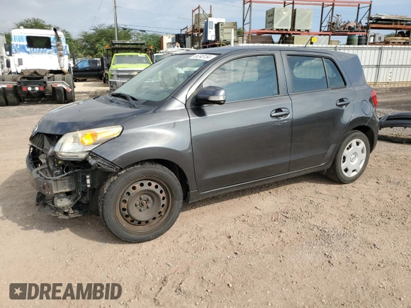 2010 Scion xD with VIN JTKKU4B48AJ052808, listed as a Copart auction lot 86248184 with 97,564 mi miles and Salvage Title. Bid and sale history available at carsss.com. Image 1.