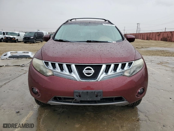 2009 Nissan Murano SL with VIN JN8AZ18U99W007289, listed as a Copart auction lot 48181165 with 123,070 mi miles and Clean Title. Bid and sale history available at carsss.com. Image 5.