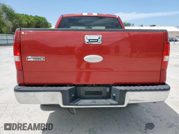 2007 Ford F-150 XLT with VIN 1FTRW12W97KC85972, listed as a Copart auction lot 61775655 with 103,406 mi miles and Salvage title. Bid and sale history available at DreamBid. Image 6.