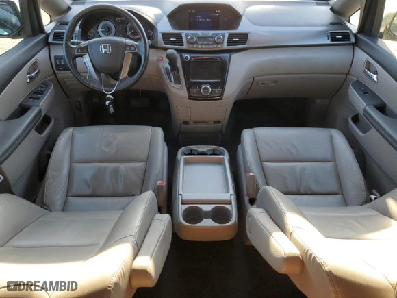 2015 Honda Odyssey EX-L with VIN 5FNRL5H68FB019071, listed as a Copart auction lot 50570245 with 153,630 mi miles and Salvage Title. Bid and sale history available at carsss.com. Image 8.