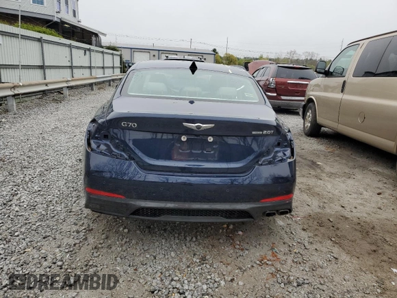 2021 Genesis G70 2.0T z VIN KMTG34LA5MU075357, wystawiony jako Copart lot #52603054 z przebiegiem 23 112 mil mil oraz Szkoda całkowita • Salvage title. Historia ofert i sprzedaży dostępna na DreamBid. Obrazek 6.