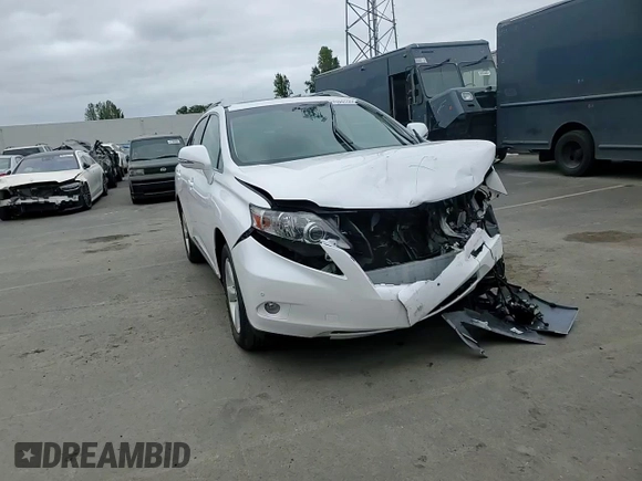 2012 Lexus RX 350 with VIN 2T2BK1BA9CC145574, listed as a Copart auction lot 53863225 with 76,555 mi miles and Salvage Title. Bid and sale history available at DreamBid. Image 14.