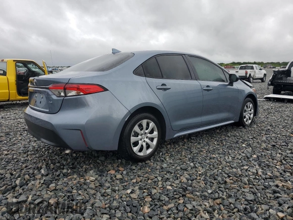 2024 Toyota Corolla LE with VIN 5YFB4MDE4RP131395, listed as a Copart auction lot 52144825 with 20,900 mi miles and Salvage Title. Bid and sale history available at carsss.com. Image 3.