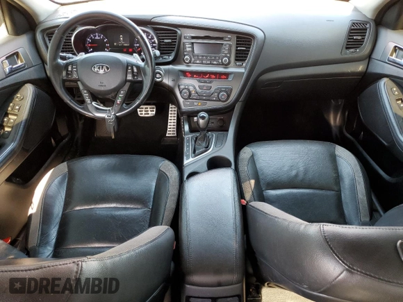2013 Kia Optima SX with VIN 5XXGR4A65DG241412, listed as a Copart auction lot 57343585 with 178,366 mi miles and Clean title. Bid and sale history available at DreamBid. Image 8.