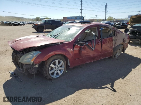 2005 Nissan Maxima 3.5 SL with VIN 1N4BA41E95C869523, listed as a Copart auction lot 51866594 with 0 mi miles and Salvage Title. Bid and sale history available at carsss.com. Image 1.