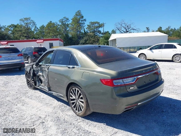 2017 Lincoln Continental Select with VIN 1LN6L9TK1H5617355, listed as a IAAI auction lot 40404909 with 108,208 mi miles. Bid and sale history available at carsss.com. Image 3.
