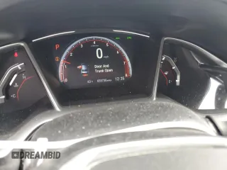 2019 Honda Civic Sport with VIN 2HGFC2F82KH562525, listed as a Copart auction lot 54543335 with 55,730 mi miles and Salvage title. Bid and sale history available at DreamBid. Image 9.