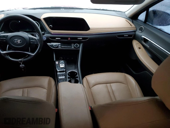 2020 Hyundai Sonata Hybrid Ultimate with VIN KMHL34JJ1LA010906, listed as a Copart auction lot 83382954 with 177,537 mi miles and Clean Title. Bid and sale history available at carsss.com. Image 8.