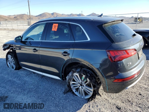 2018 Audi Q5 Premium Plus with VIN WA1BNAFY3J2205745, listed as a Copart auction lot 65726912 with 35,570 mi miles. Bid and sale history available at carsss.com. Image 2.