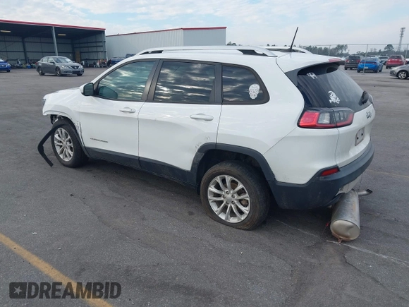 2020 Jeep Cherokee Latitude with VIN 1C4PJLCB5LD618650, listed as a IAAI auction lot 41634691 with 90,341 mi miles. Bid and sale history available at carsss.com. Image 3.
