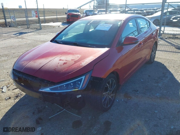 2019 Hyundai Elantra SEL with VIN 5NPD84LF1KH416064, listed as a IAAI auction lot 41427740 with 89,740 mi miles. Bid and sale history available at carsss.com. Image 18.