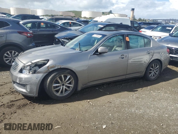 2008 Infiniti G35 Journey z VIN JNKBV61E48M221692, wystawiony jako Copart lot #47736045 z przebiegiem 116 263 mil mil oraz Szkoda całkowita • Salvage title. Historia ofert i sprzedaży dostępna na DreamBid. Obrazek 1.
