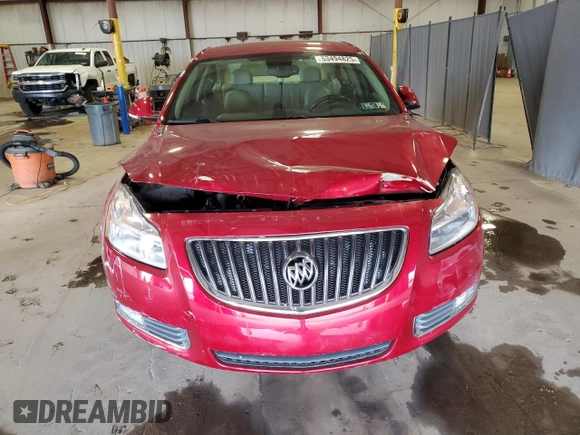 2013 Buick Regal Turbo Premium 1 with VIN 2G4GS5EV9D9164459, listed as a Copart auction lot 53494825 with 47,405 mi miles and Salvage Title. Bid and sale history available at carsss.com. Image 5.
