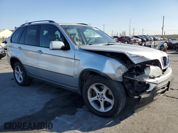 2003 BMW X5 3.0i with VIN 5UXFA53513LP26236, listed as a Copart auction lot 78698694 with 227,272 mi miles and Salvage Title. Bid and sale history available at carsss.com. Image 4.