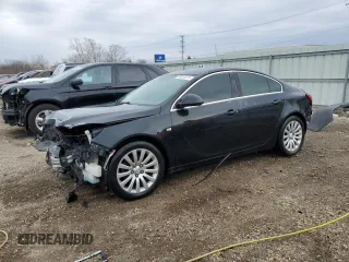 2011 Buick Regal CXL Turbo TO2 z VIN W04GW5EV7B1126085, wystawiony jako Copart lot #50434575 z przebiegiem 75 427 mil mil oraz Szkoda całkowita • Salvage title. Historia ofert i sprzedaży dostępna na DreamBid. Obrazek 1.
