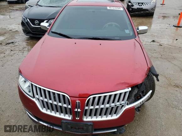 2011 Lincoln MKZ Hybrid with VIN 3LNDL2L36BR752620, listed as a Copart auction lot 40124264 with 136,624 mi miles and Salvage Title. Bid and sale history available at carsss.com. Image 5.