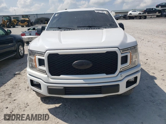 2018 Ford F-150 XL with VIN 1FTEW1C51JKF53280, listed as a Copart auction lot 55077485 with 87,660 mi miles and Clean title. Bid and sale history available at DreamBid. Image 5.