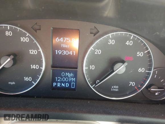 2006 Mercedes-Benz C 280 Luxury with VIN WDBRF54H26A892630, listed as a IAAI auction lot 41733945 with 193,041 mi miles and . Bid and sale history available at DreamBid. Image 7.