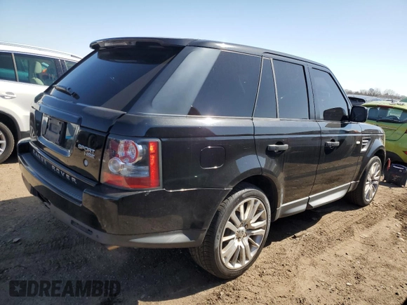 2010 Land Rover Range Rover Sport HSE LUX with VIN SALSK2D44AA238014, listed as a Copart auction lot 52089785 with 172,675 mi miles and Salvage Title. Bid and sale history available at carsss.com. Image 3.
