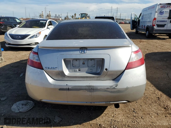 2007 Honda Civic Cpe LX with VIN 2HGFG12657H583959, listed as a Copart auction lot 81713903 with 0 mi miles and Non Repairable. Bid and sale history available at carsss.com. Image 6.