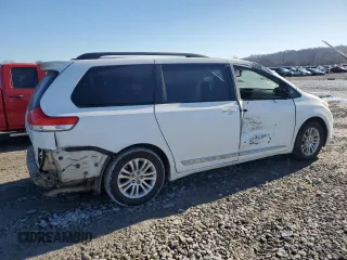 2012 Toyota Sienna XLE AAS with VIN 5TDYK3DC2CS243832, listed as a Copart auction lot 46677115 with 253,252 mi miles and Salvage Title. Bid and sale history available at DreamBid. Image 3.