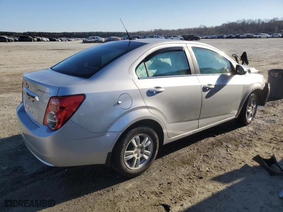 2014 Chevrolet Sonic LT with VIN 1G1JC5SHXE4164926, listed as a Copart auction lot 84021604 with 0 mi miles and Non Repairable. Bid and sale history available at carsss.com. Image 3.