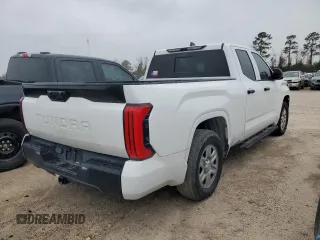 2023 Toyota Tundra SR with VIN 5TFKB5AA1PX021917, listed as a Copart auction lot 81721194 with 58,163 mi miles and Salvage title. Bid and sale history available at DreamBid. Image 3.