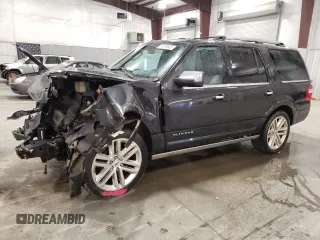 2015 Ford Expedition Platinum with VIN 1FMJU1MT5FEF18003, listed as a Copart auction lot 50179905 with 127,758 mi miles and Salvage title. Bid and sale history available at DreamBid. Image 1.