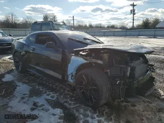 2022 Chevrolet Camaro ZL1 with VIN 1G1FK1R67N0105667, listed as a Copart auction lot 44004045 with 0 mi miles and Salvage Title. Bid and sale history available at carsss.com. Image 4.