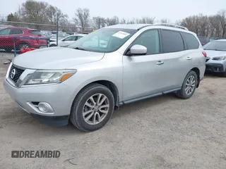 2014 Nissan Pathfinder SL z VIN 5N1AR2MM6EC721637, wystawiony jako IAAI lot #41943585 z przebiegiem 49 094 mil mil oraz . Historia ofert i sprzedaży dostępna na DreamBid. Obrazek 2.