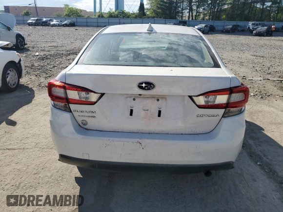 2019 Subaru Impreza Premium with VIN 4S3GKAD60K3615548, listed as a Copart auction lot 55746875 with Not provided miles and Salvage title. Bid and sale history available at DreamBid. Image 6.
