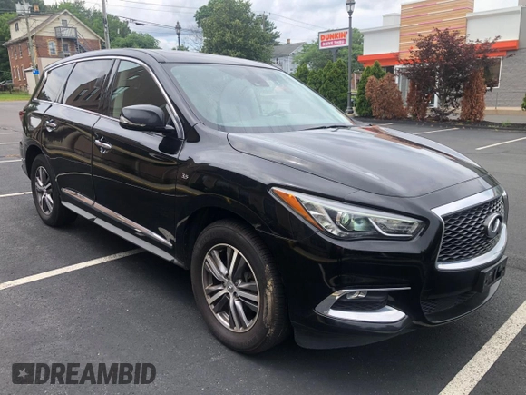 2019 Infiniti QX60 Pure z VIN 5N1DL0MM6KC565937, wystawiony jako Copart lot #63652215 z przebiegiem 198 392 mil mil oraz Czysty tytuł • Clean title. Historia ofert i sprzedaży dostępna na DreamBid. Obrazek 4.