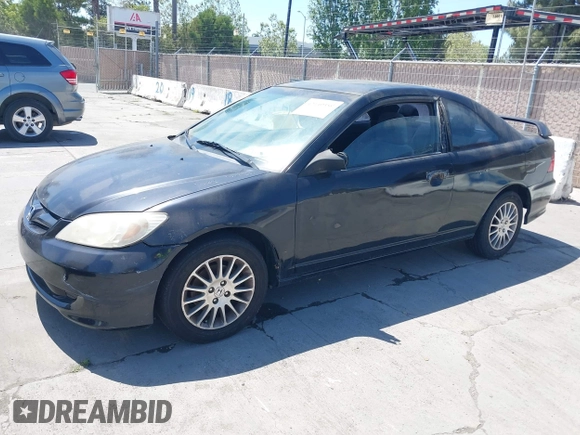 2005 Honda Civic Cpe LX with VIN 1HGEM22555L067506, listed as a IAAI auction lot 42149359 with 204,616 mi miles. Bid and sale history available at carsss.com. Image 2.