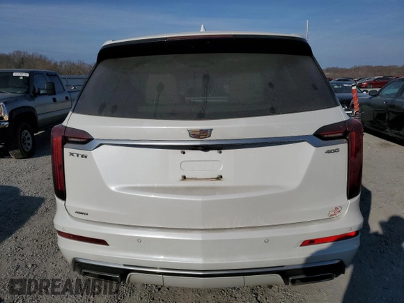 2020 Cadillac XT6 AWD Premium Luxury z VIN 1GYKPDRS3LZ169987, wystawiony jako Copart lot #44234655 z przebiegiem 55 840 mil mil oraz Szkoda całkowita • Salvage title. Historia ofert i sprzedaży dostępna na DreamBid. Obrazek 6.