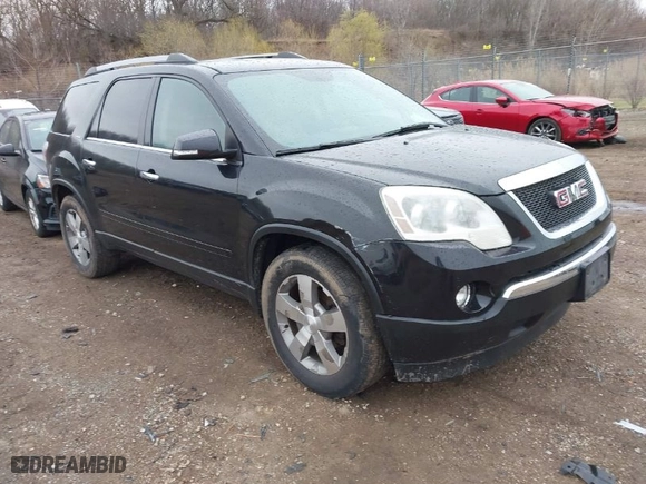 2012 GMC Acadia SLT1 with VIN 1GKKVRED7CJ354921, listed as a IAAI auction lot 42000180 with 197,547 mi miles. Bid and sale history available at carsss.com. Image 1.