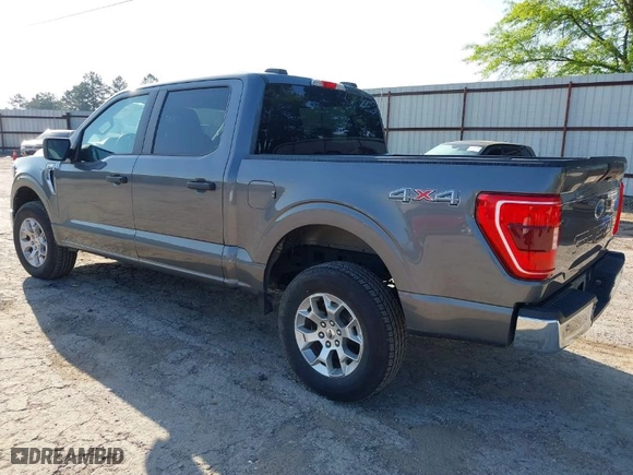 2023 Ford F-150 XL with VIN 1FTFW1E52PKE14334, listed as a IAAI auction lot 41971893 with 46,862 mi miles. Bid and sale history available at carsss.com. Image 3.