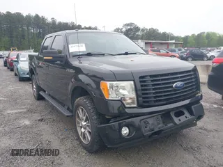 2014 Ford F-150 XL with VIN 1FTFW1EF1EKG30665, listed as a IAAI auction lot 41975646 with 131,404 mi miles and . Bid and sale history available at DreamBid. Image 1.