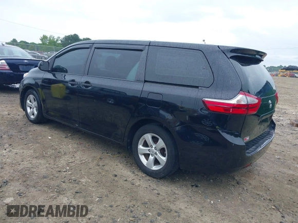 2015 Toyota Sienna L z VIN 5TDZK3DCXFS662049, wystawiony jako IAAI lot #42397319 z przebiegiem 202 960 mil mil oraz . Historia ofert i sprzedaży dostępna na DreamBid. Obrazek 3.