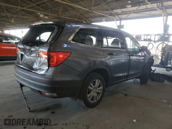 2016 Honda Pilot LX with VIN 5FNYF5H12GB019365, listed as a Copart auction lot 45797055 with 232,647 mi miles and Salvage Title. Bid and sale history available at DreamBid. Image 3.