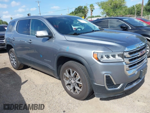 2020 GMC Acadia SLE z VIN 1GKKNKLA7LZ182875, wystawiony jako IAAI lot #42527918 z przebiegiem 54 264 mil mil oraz . Historia ofert i sprzedaży dostępna na DreamBid. Obrazek 1.