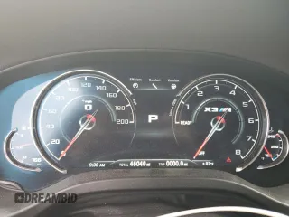 2020 BMW X3 M Competition with VIN 5YMTS0C0XL9B70198, listed as a Copart auction lot 56291694 with 46,040 mi miles and Salvage Title. Bid and sale history available at carsss.com. Image 9.