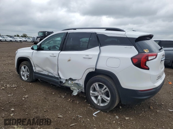 2022 GMC Terrain SLE с VIN 3GKALMEV4NL109874, выставлен на аукционе Copart как лот 58542025 с пробегом 80 455 миль миль и Списание • Salvage title. История ставок и продаж доступна на DreamBid. Изображение 2.